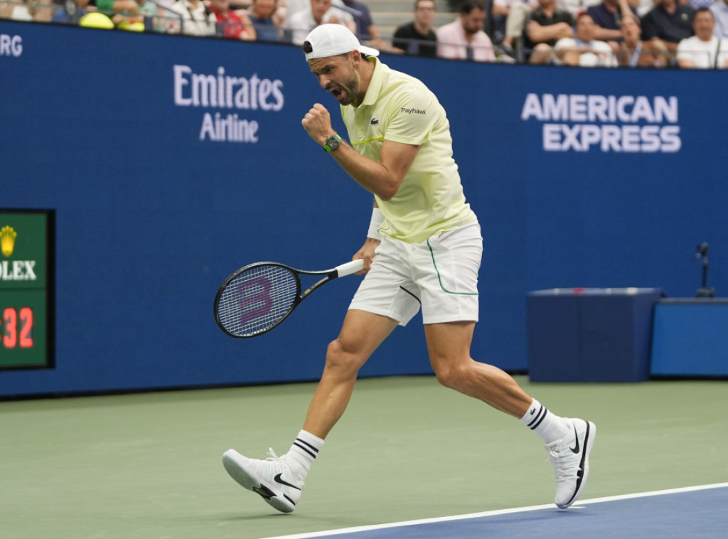 Grigor Dimitrov pobedio Andreja Rubljova za plasman u četvrtfinale US Opena