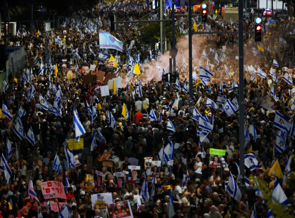 Oko 500.000 Izraelaca protestuje u Tel Avivu tražeći dogovor o taocima