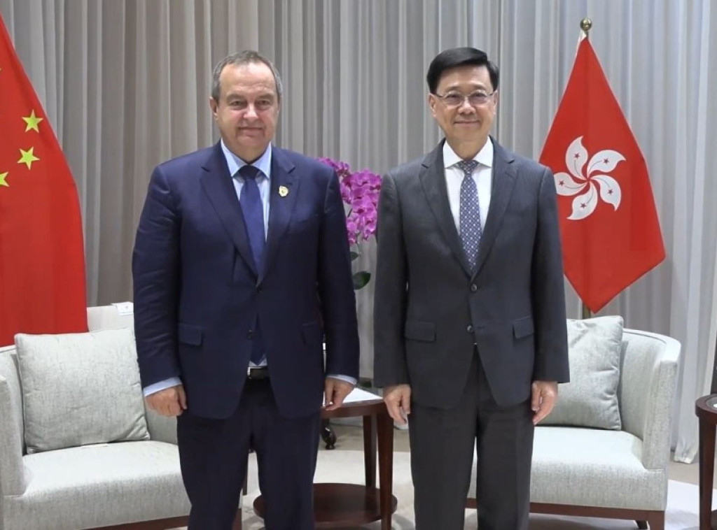 Dacic meets with Hong Kong chief executive