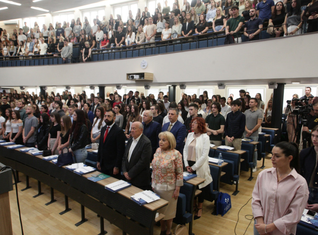 Održan svečani prijem nove generacije studenata na Ekonomskom fakultetu