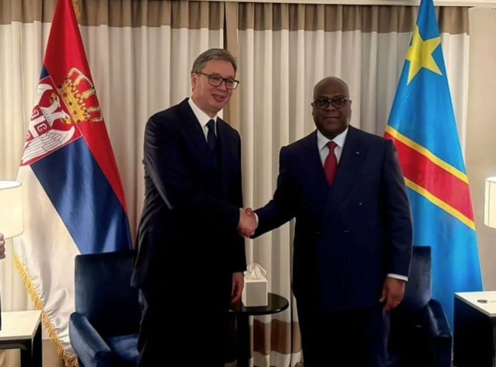 Vucic meets with president of DR Congo