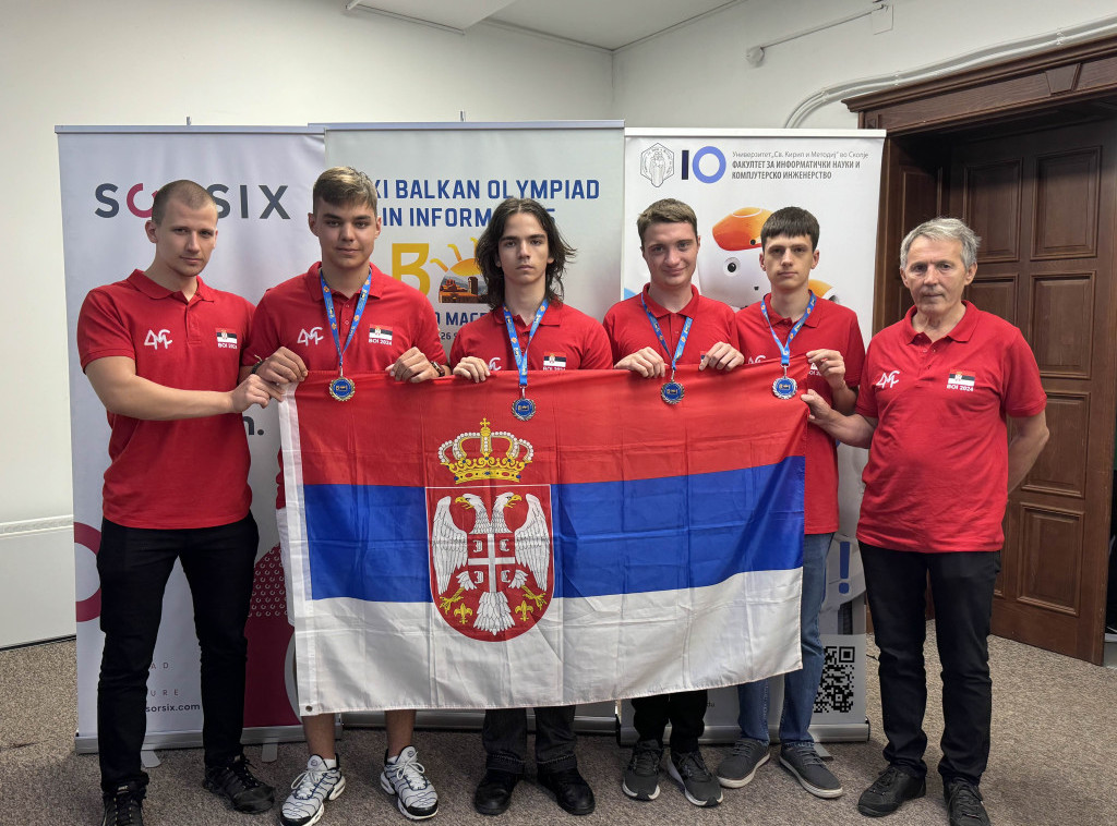 Ekipa Srbije uzela četiri medalje Balkanskoj informatičkoj olimpijadi srednjoškolaca