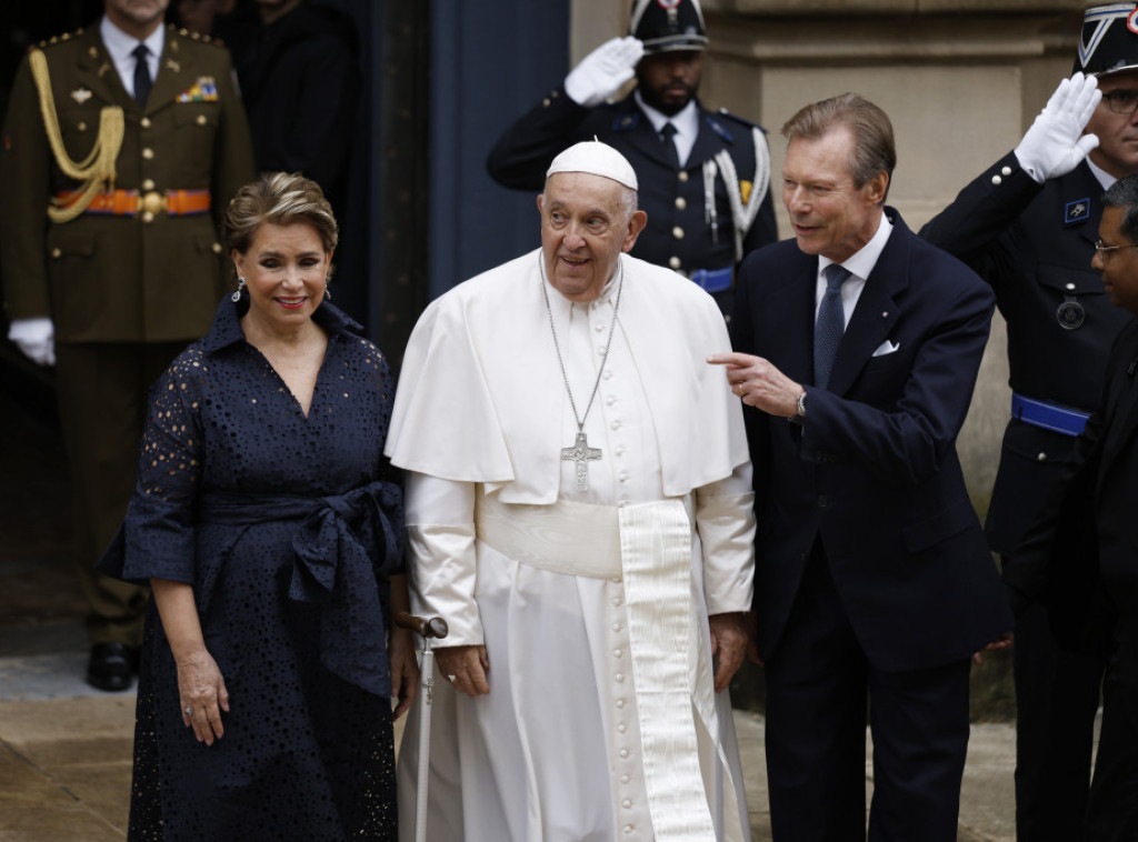 Papa Franja u poseti Luksemburgu i Belgiji