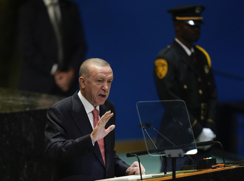 Erdogan: GS UN bi trebalo da preporuči upotrebu sile prema Izraelu