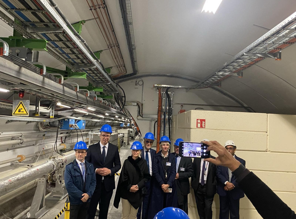 Vucic thanks CERN representatives for cordial welcome