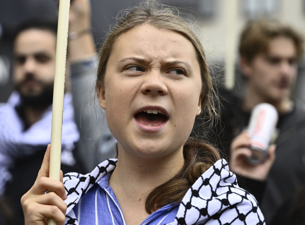 Greta Tunberg uhapšena u Briselu tokom klimatskog protesta