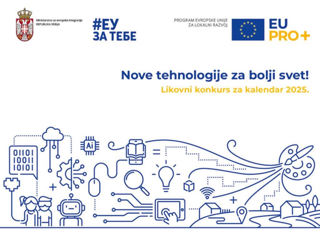 Likovni konkurs za kalendar EU PRO Plus programa za 2025. godinu