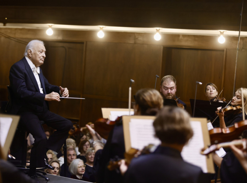 Dirigent Zubin Mehta i Beogradska filharmonija ispraćeni ovacijama iz Kolarca