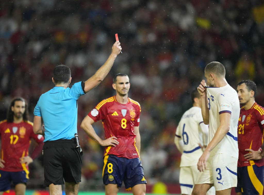 Fudbaleri Srbije poraženi od Španije, prvak Evrope obezbedio četvrtfinale Lige nacija