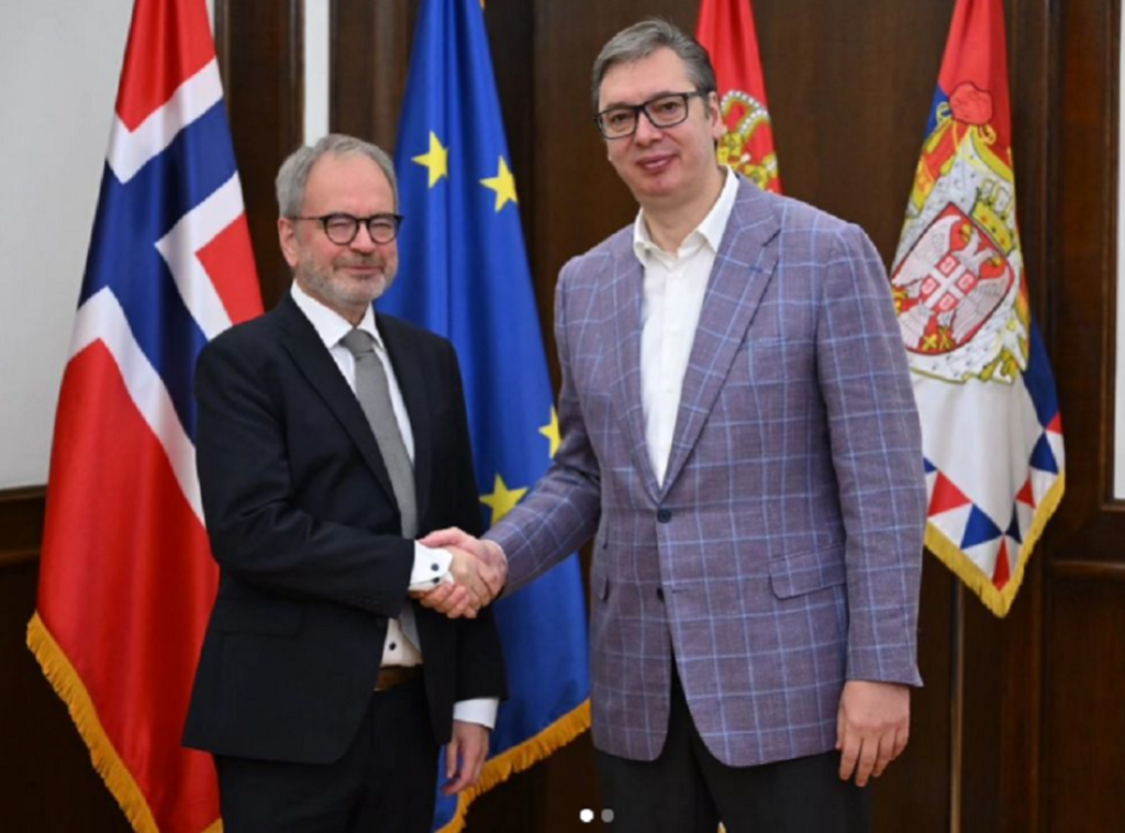 Vucic meets with Norway's Western Balkans envoy