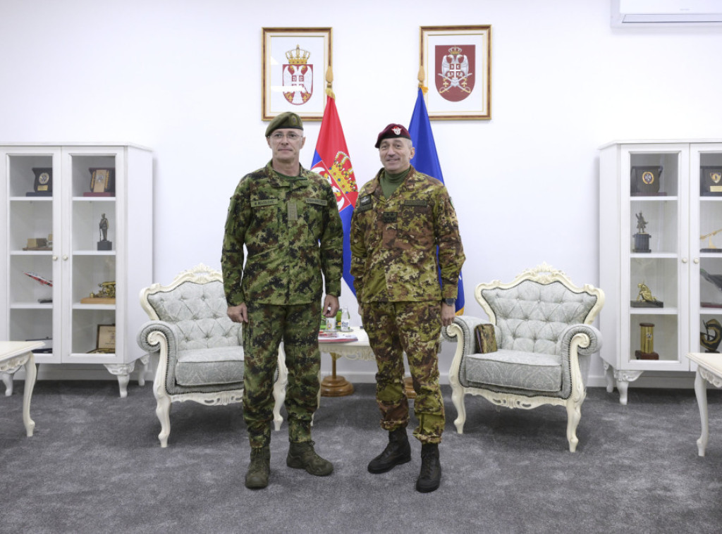 Mojsilovic, new KFOR commander discuss security situation in Kosovo-Metohija