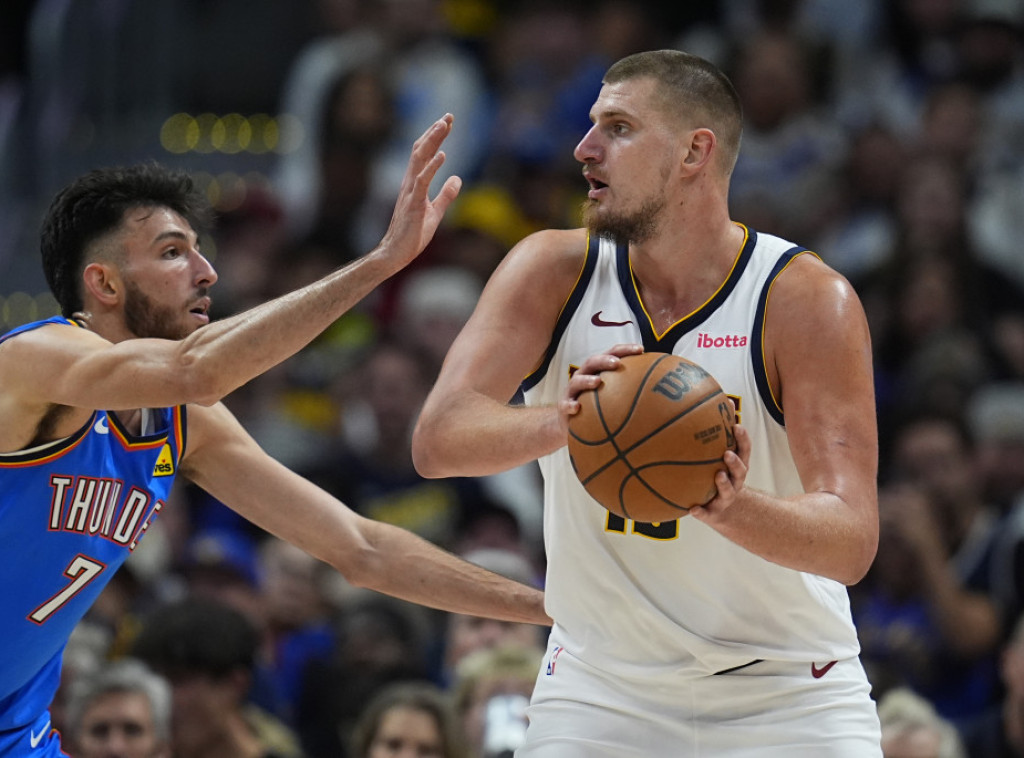 NBA: Denver počeo sezonu porazom protiv Oklahome, a Jokić  tripl-dabl učinkom