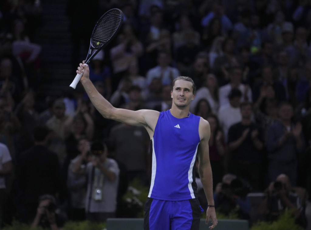 Nemački teniser Aleksandar Zverev osvojio Masters u Parizu