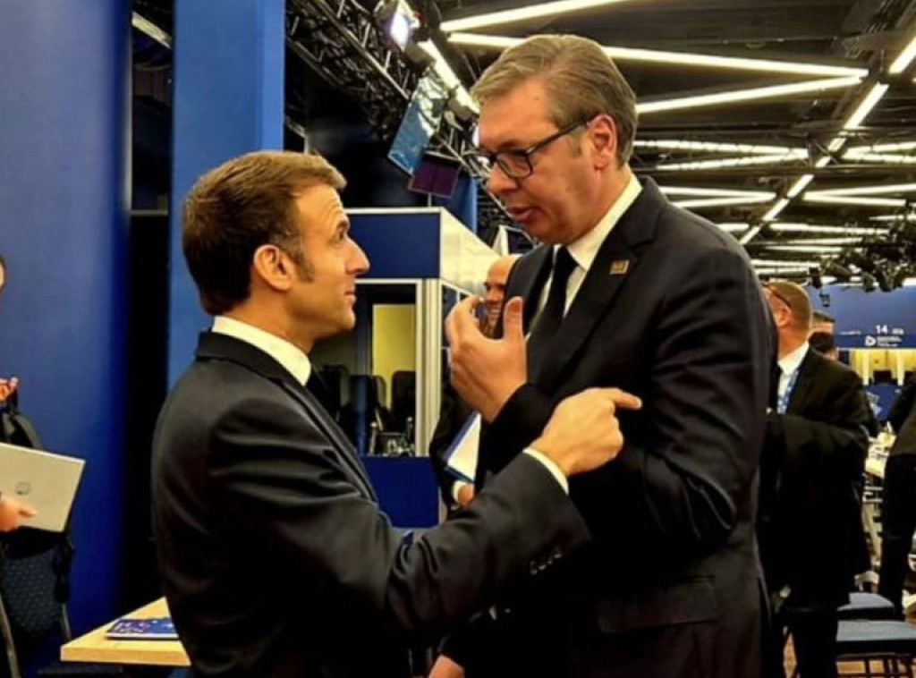 Vucic, Macron discuss shared European challenges, bilateral ties