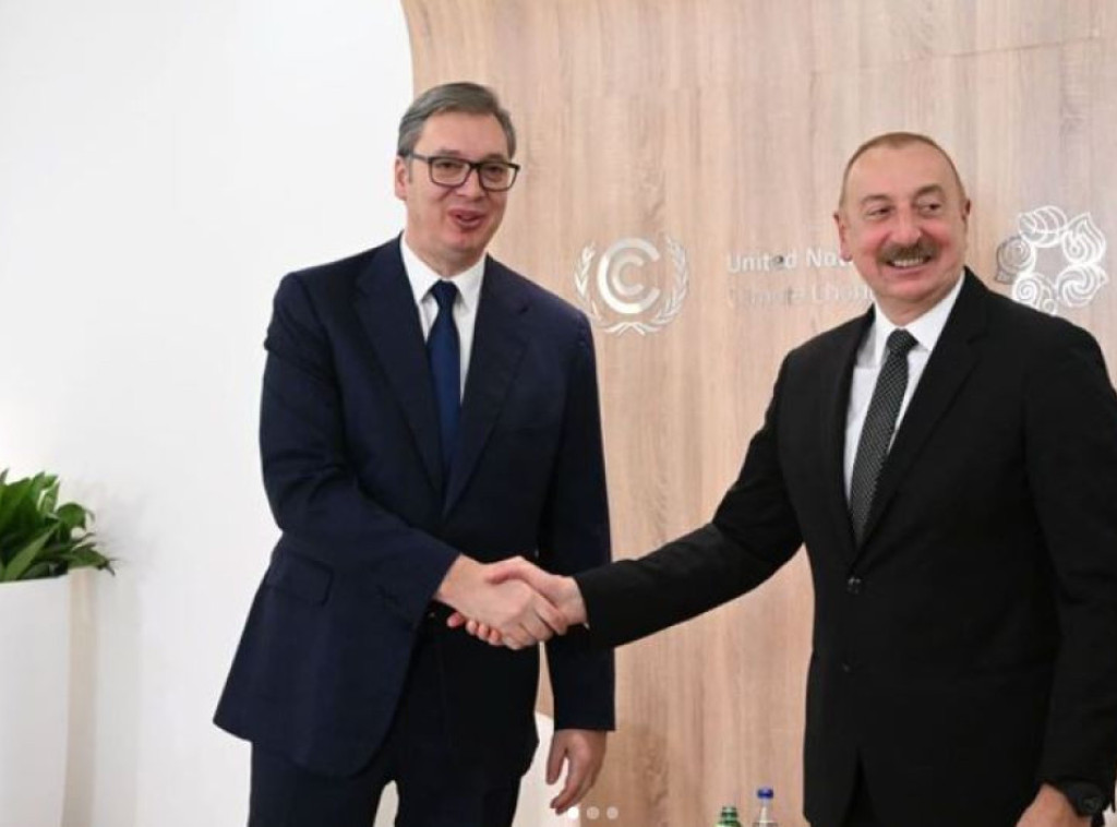 Vucic, Aliyev meet in Baku