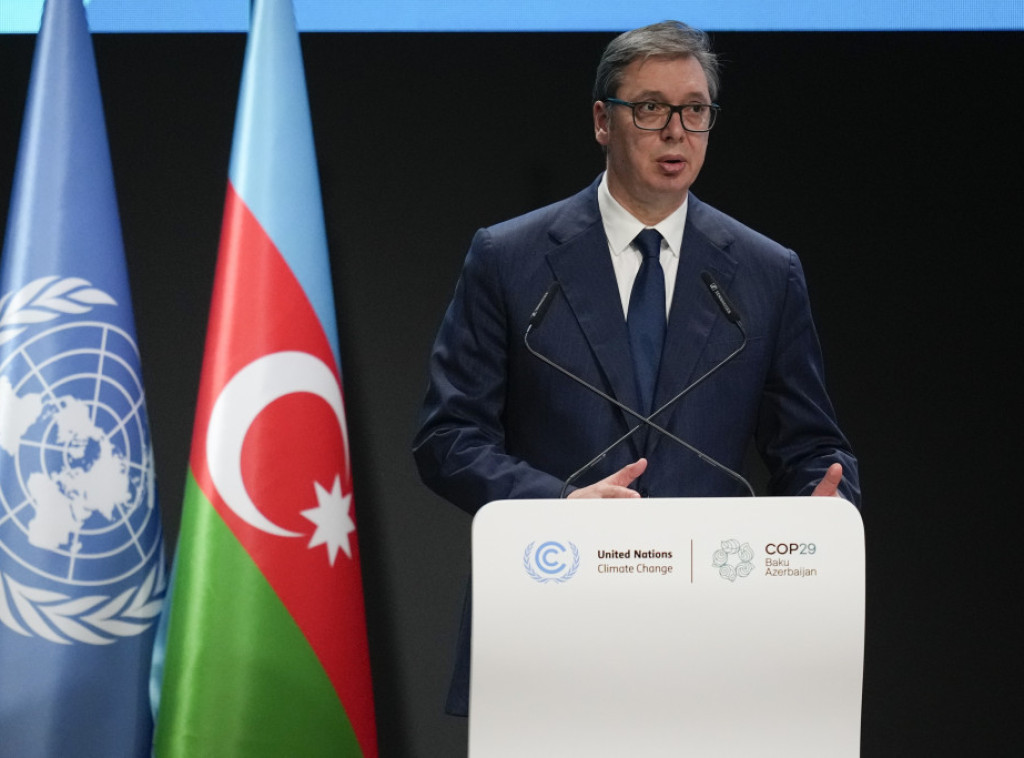 Vucic: Big powers should ensure world peace so that climate change can be tackled