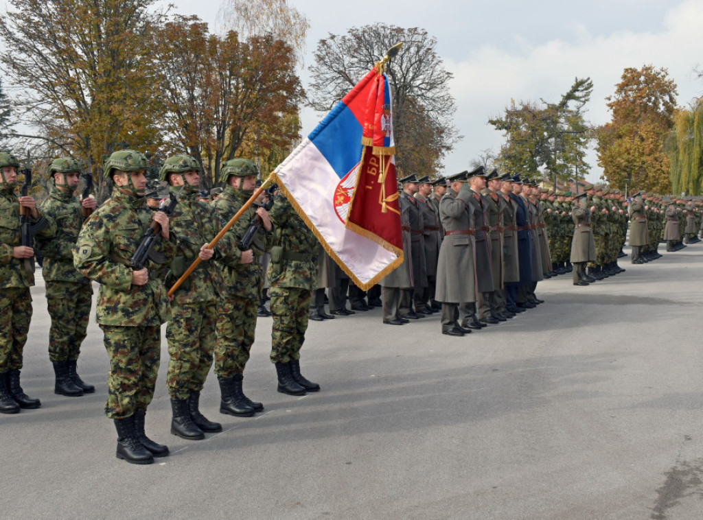 Vojne svečanosti za Dan Prve brigade kopnene vojske i Dan Prvog centra za obuku