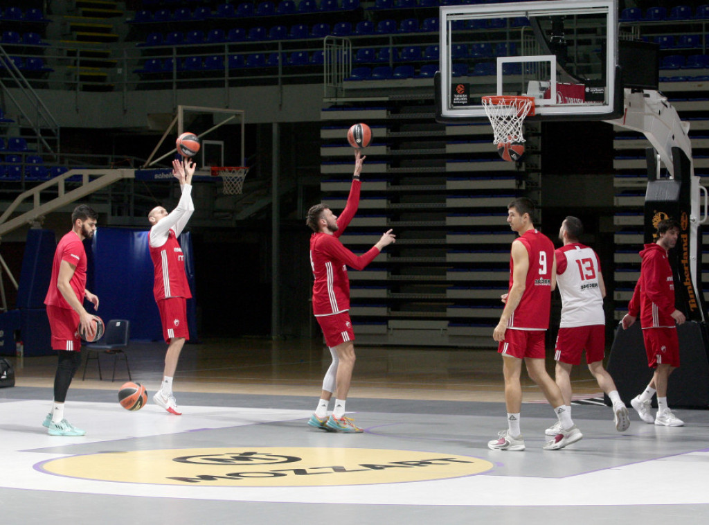 Košarkaši Crvene zvezde večeras gostuju Asvelu u desetom kolu Evrolige