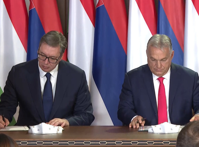 Serbia, Hungary ink several agreements, Vucic, Orban sign political declaration