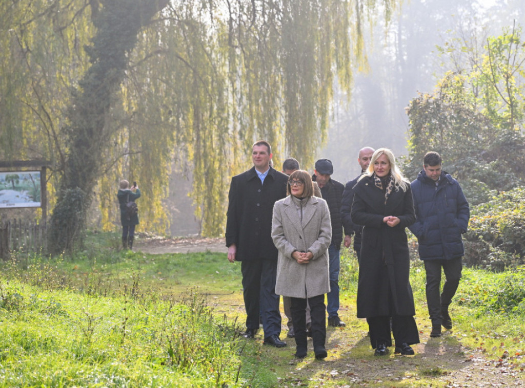 Maja Gojković obišla Nacionalni park "Fruška gora"