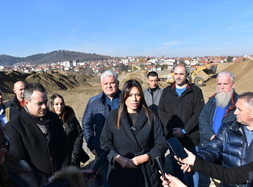 Vujovićeva u Prokuplju obišla radove na sanaciji nesanitarne gradske deponije "Dunek"