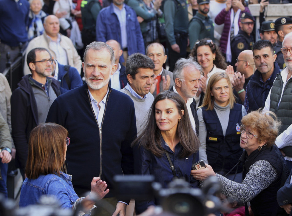 Španski karljevski par ponovo posetio područje pogođeno katastrofalnim poplavama