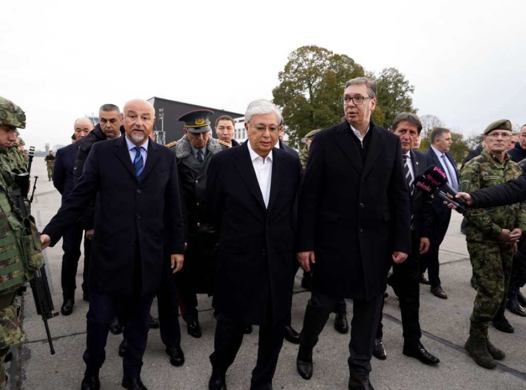 Tokayev, Kazakh military delegation attend presentation of Serbian arms