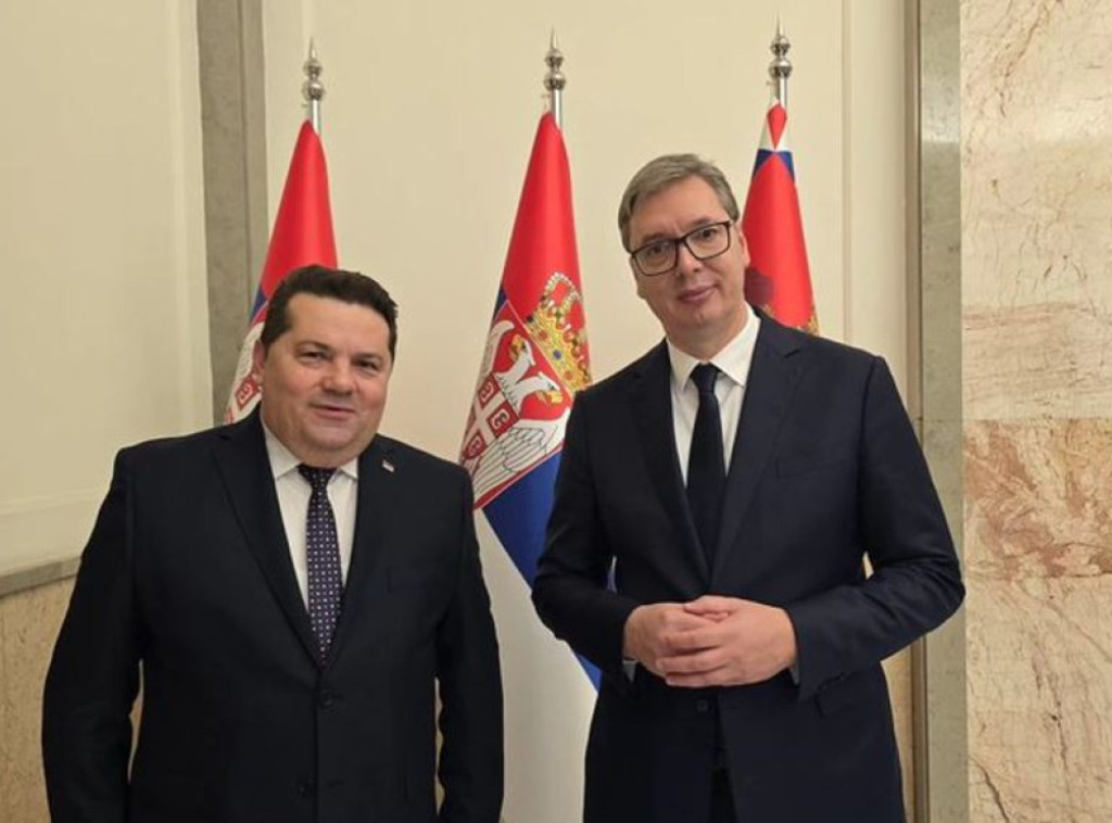 Vucic meets with Republika Srpska parliament speaker