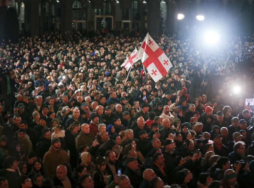 Gruzija: Miting opozicije u Tbilisiju zbog izbornih rezultata