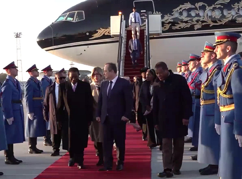 Dacic welcomes Equatorial Guinea president at Nikola Tesla Airport