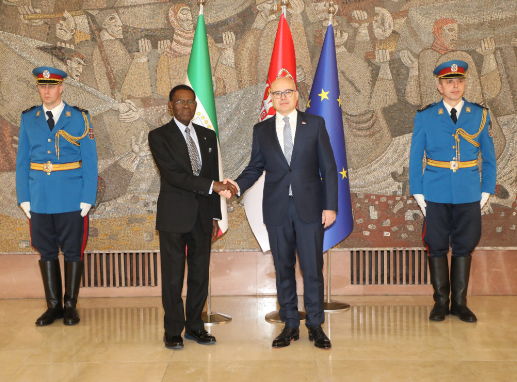 Vucevic receives Equatorial Guinea president