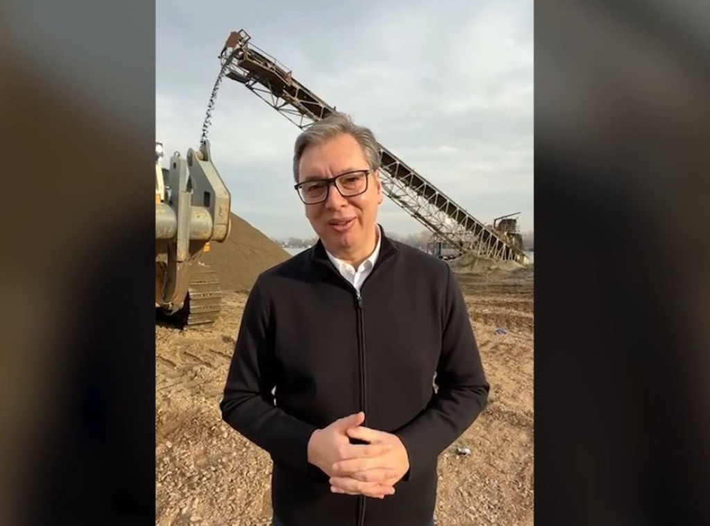 Vucic visits EXPO2027 construction site