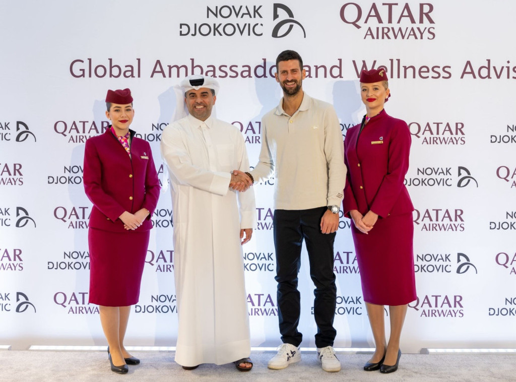 Novak Đoković postao globalni ambasador kompanije "Qatar Airways"