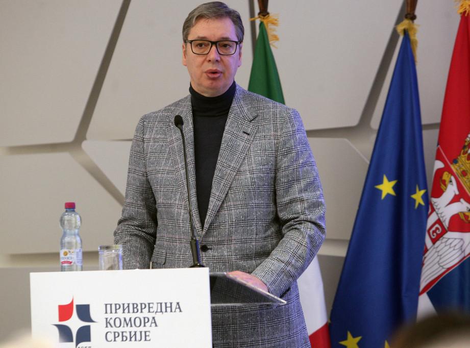 Vučić na italijansko-srpskom poslovnom forumu u PKS: Želimo još veću ekonomsku saradnju sa Italijom