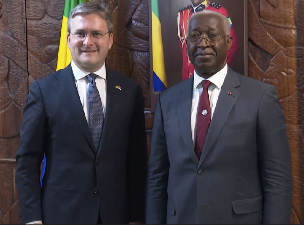 Selakovic meets with Gabonese PM, presents invitation to EXPO 2027