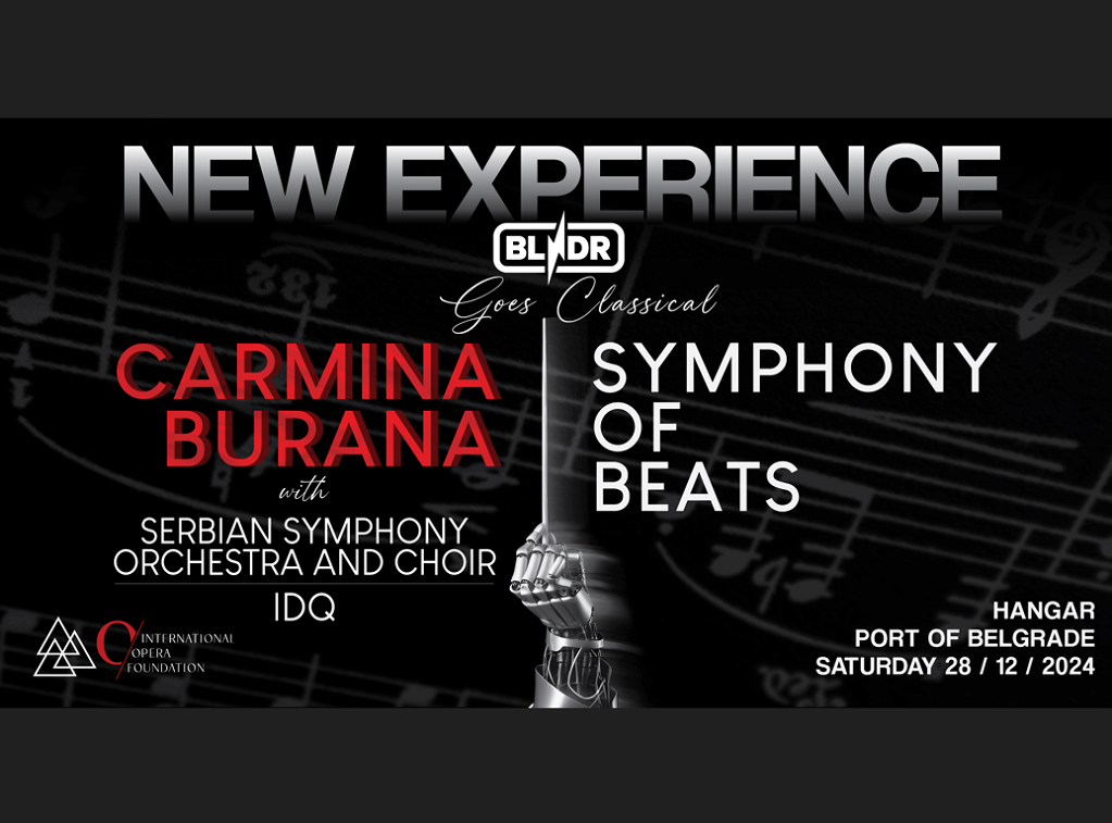 Koncert "Symphony of Beats: Carmina Burana" 28. decembra u Hangaru u Luci Beograd