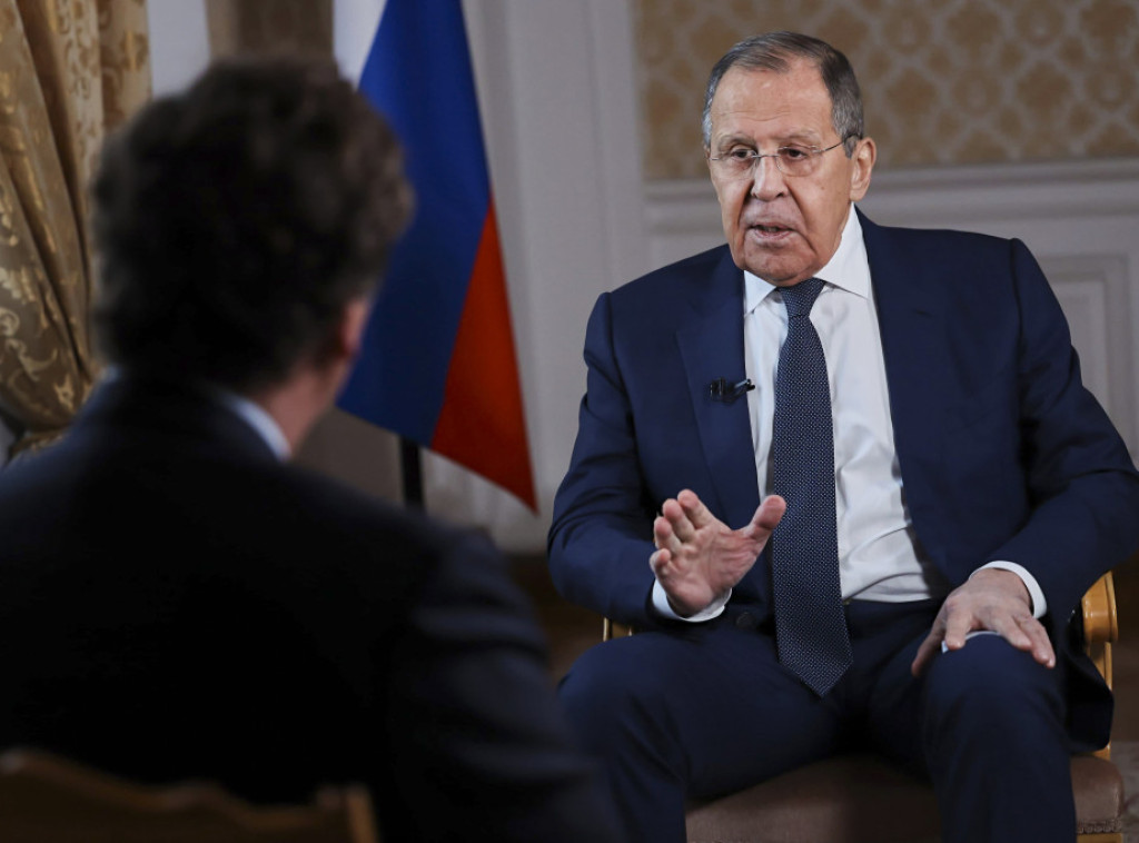 Lavrov u intervjuu Karlsonu o odnosima sa SAD, nuklearnoj opasnosti, Ukrajini, Siriji