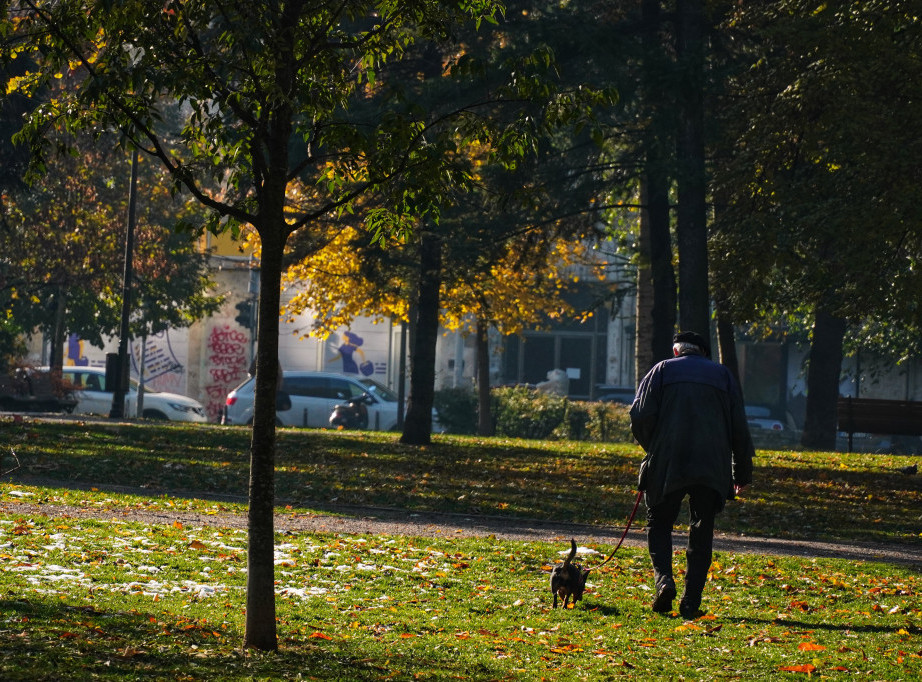 U Srbiji danas umereno i potpuno oblačno vreme, najviša dnevna temperatura od 4 do 12 stepeni