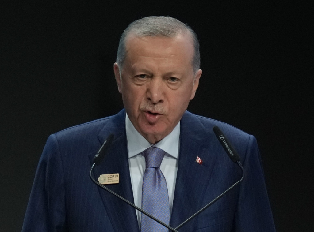 Erdogan: Turska će od 2025. osiguravati bezbednost van svojih južnih granica