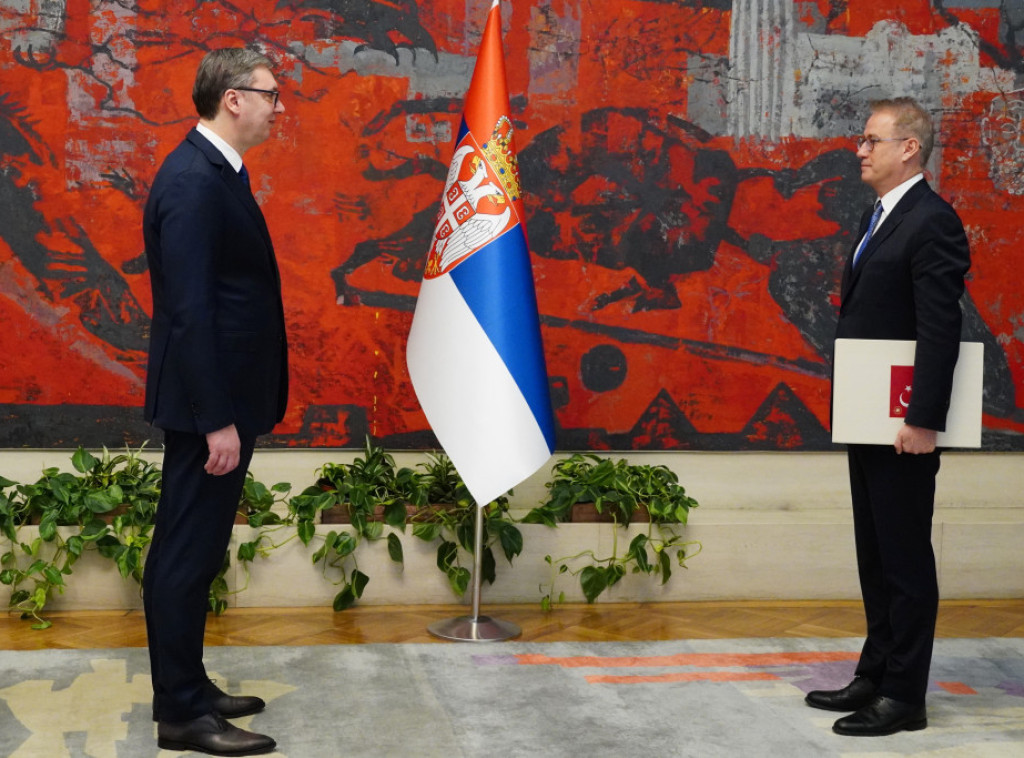 Vučić primio akreditivna pisma novoizabranog ambasadora Turske u Srbiji