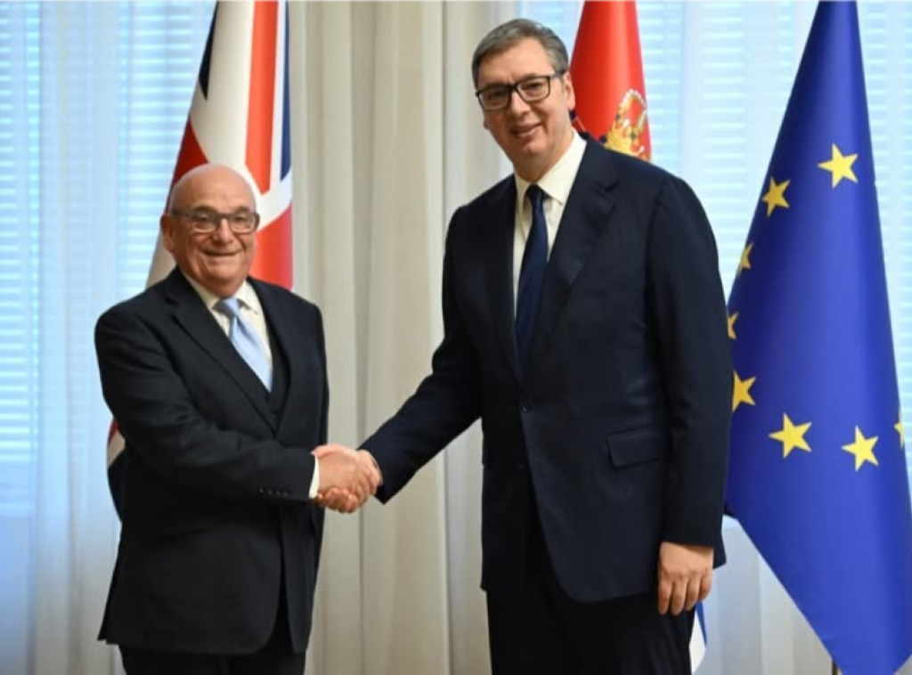 Vucic receives UK special envoy