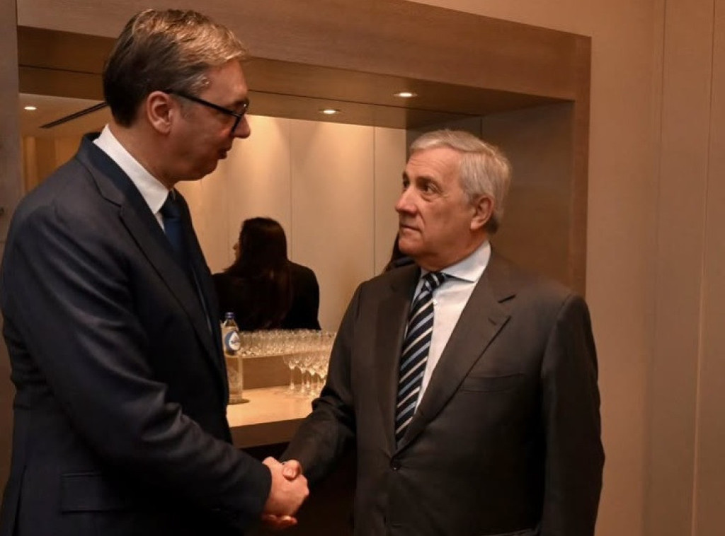 Vucic meets with Tajani, thanks Italy for supporting Serbia on EU path