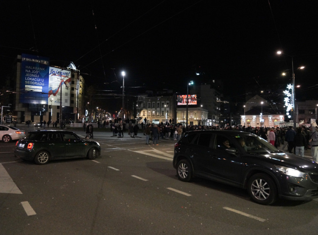 Završen protest i blokada saobraćaja na Slaviji