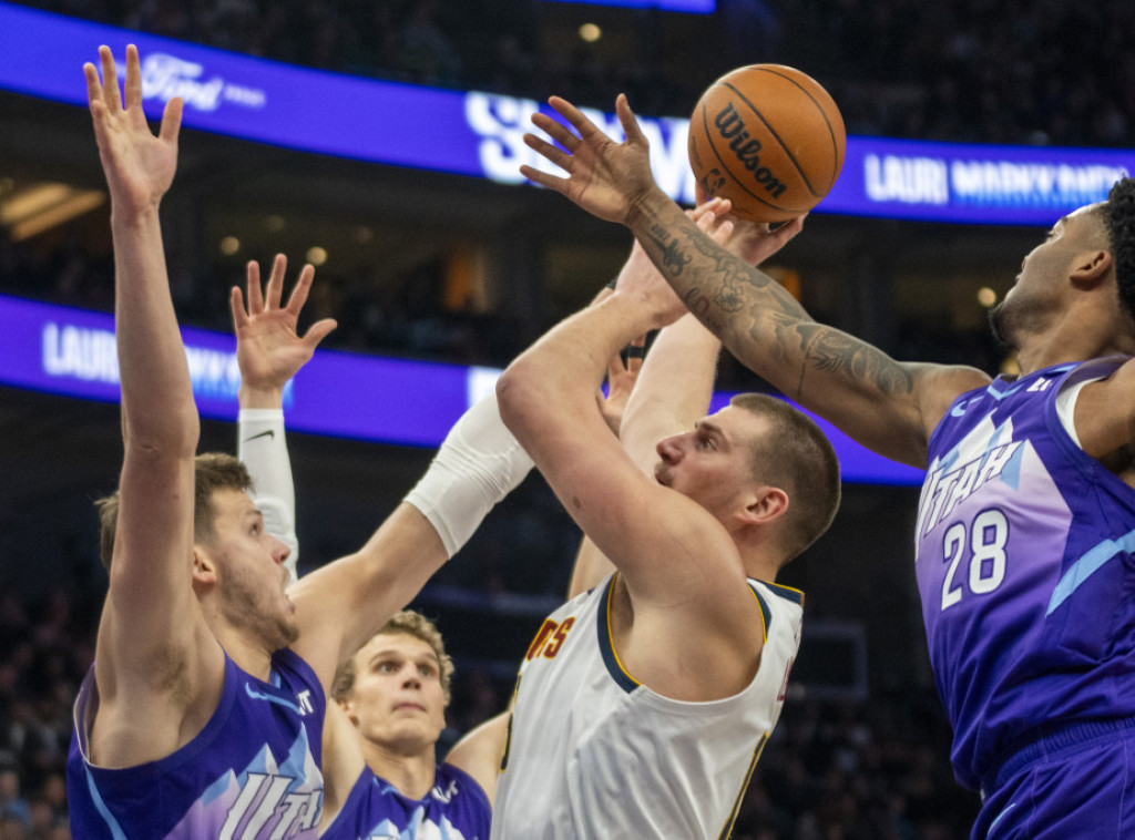 NBA: Denver pobedio Jutu, Jokić obarao rekorde na meču