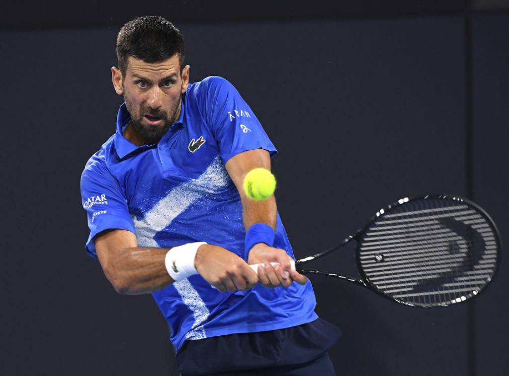 Djokovic beats Hijikata to advance to Brisbane second round