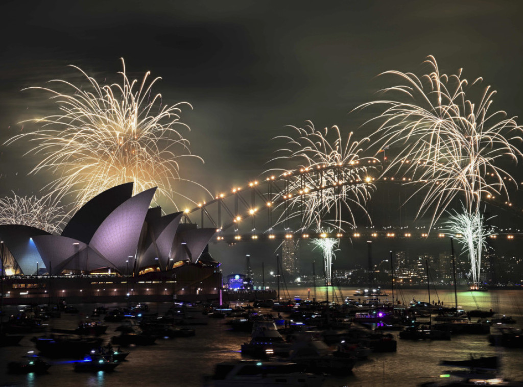 Građani Australije dočekali Novu godinu uz vatromet