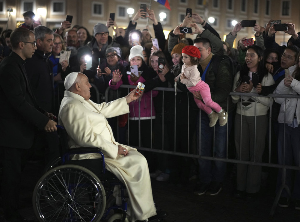 Papa Franja pozvao čovečanstvo da se ujedini u bratstvu i nadi