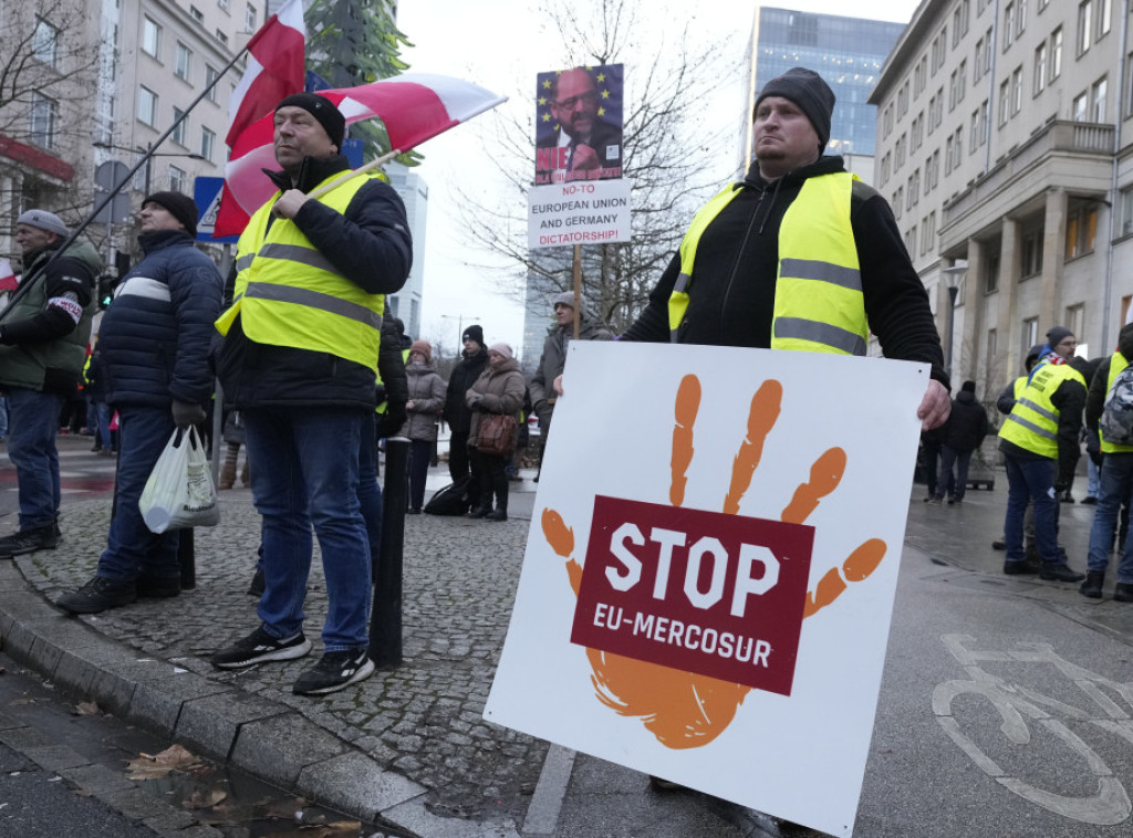 Demonstracije poljskih poljoprivrednika u Varšavi