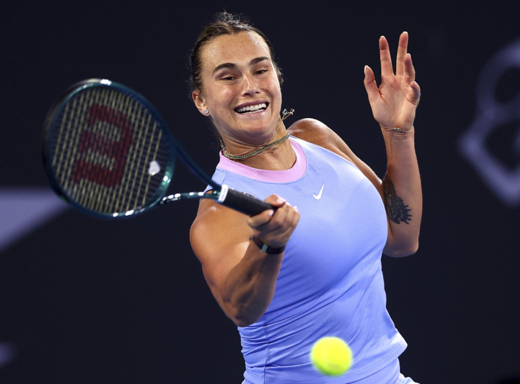 Sabalenka pobedila Andrejevu za plasman u finale WTA turnira u Brizbejnu