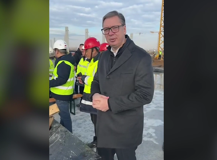 Vučić obišao radove na Ekspu: Budućnost se upravo gradi ovde